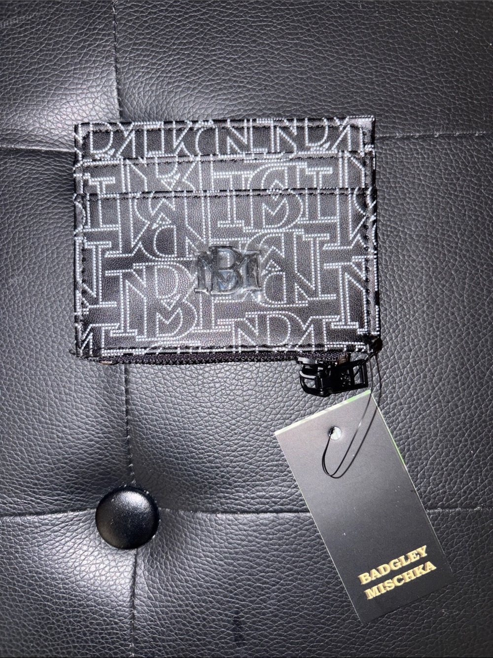 Badgley Mischka Mini Card Holder